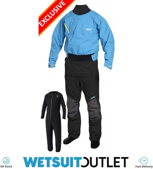 2019 Yak Vanguard Whitewater / Kayak Drysuit Inc Underfleece Blue